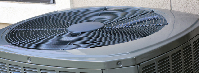 HVAC unit from above